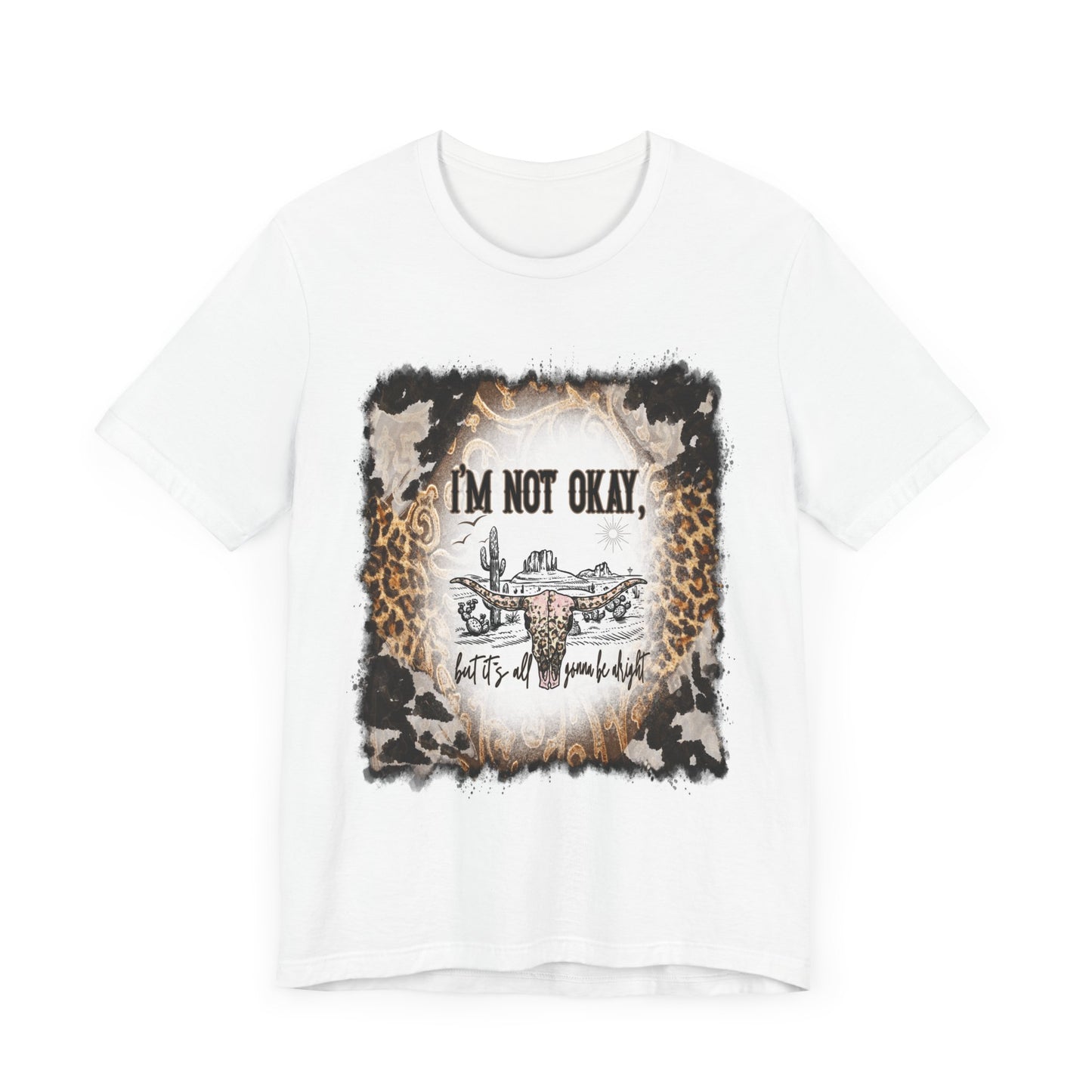 I'm Not OK Jersey Short Sleeve Tee