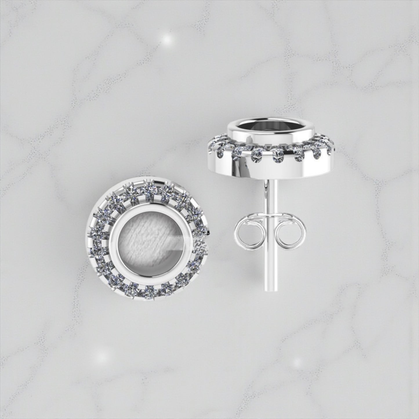 Onyx Sterling Silver Earrings.