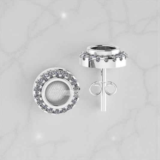 Onyx Sterling Silver Earrings.