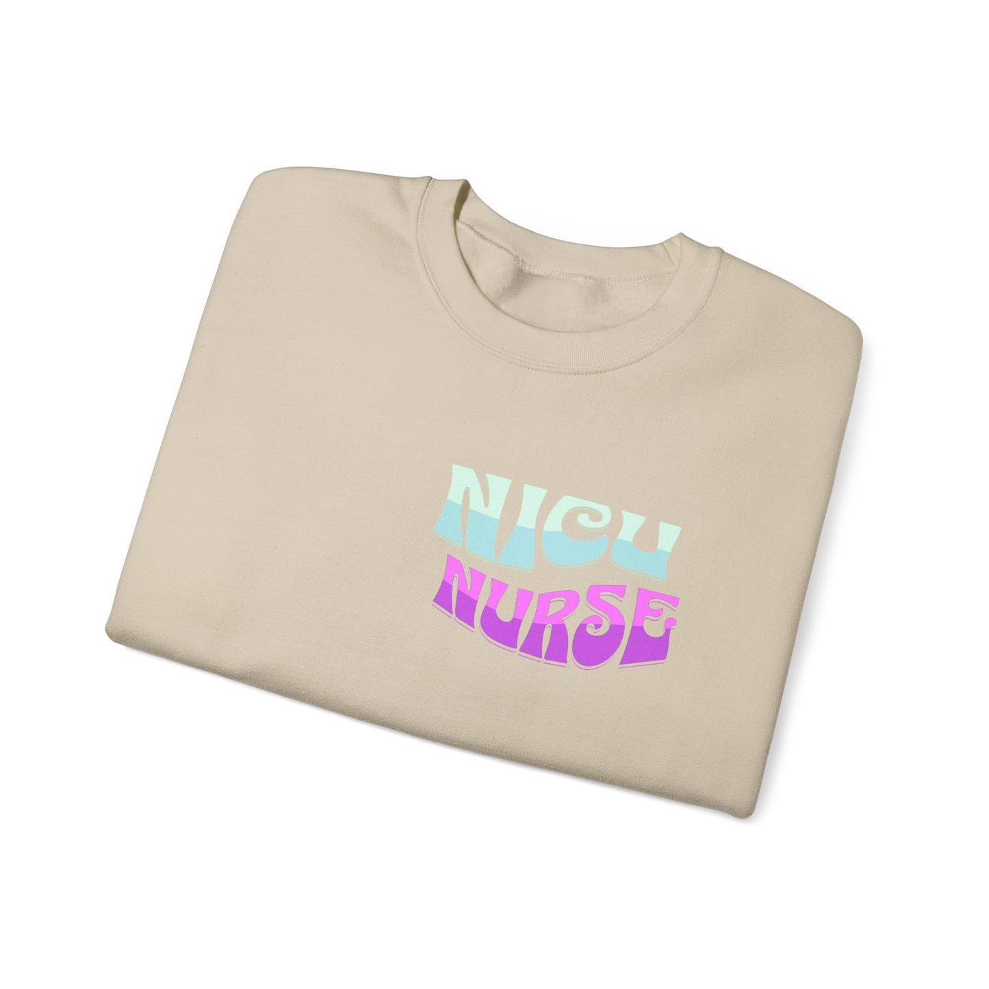 Its A Good Day NICU Nurse Heavy Blend™ Crewneck Sweatshirt Front and Back