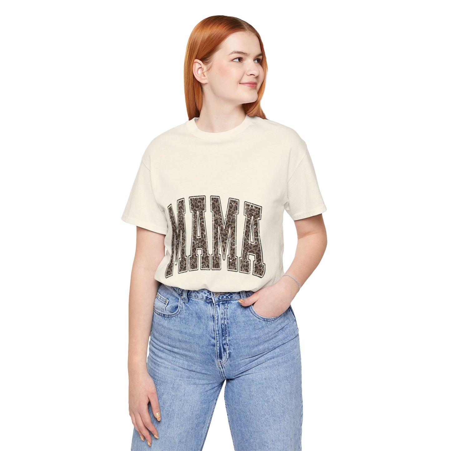 Leopard Mama Jersey Short Sleeve Tee