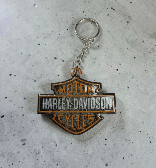 Harley Davidson Keychain – cremation and breastmilk keepsake keychain