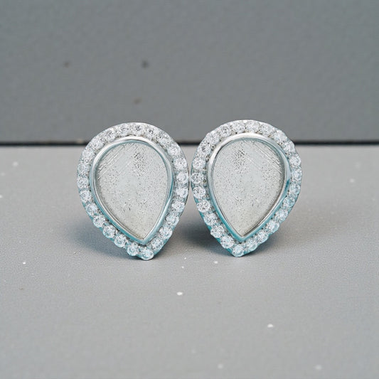 Alexia Tear Drop Sterling Silver Earrings.