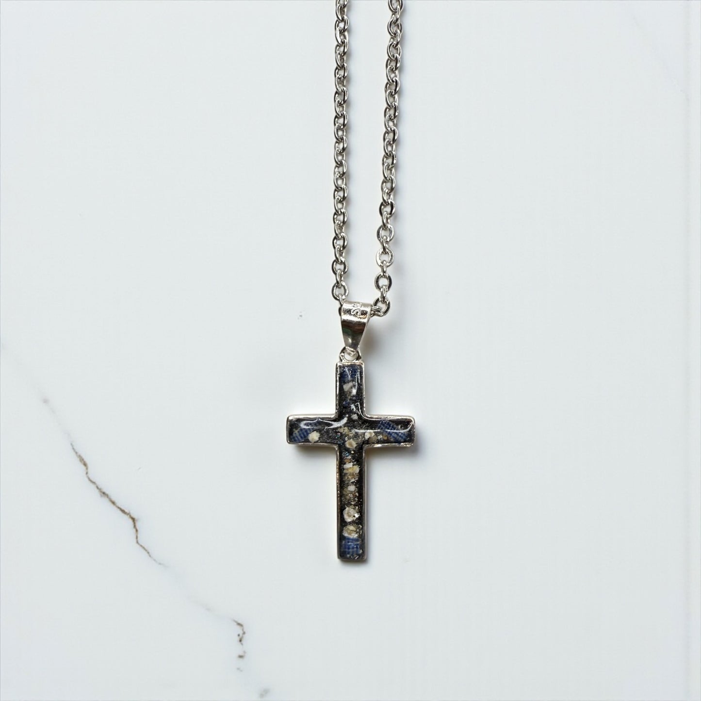 Cross Small Sterling Silver Necklace