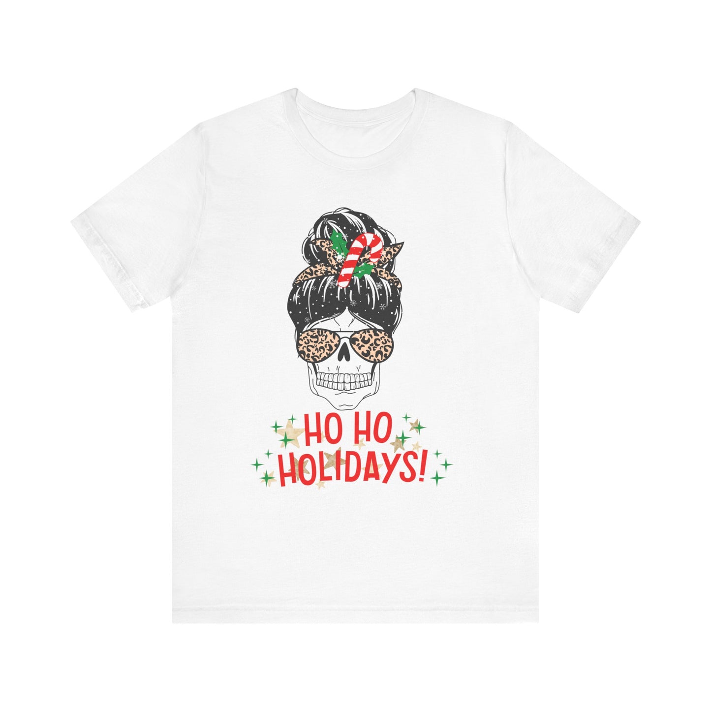 Ho Ho Holidays Jersey Short Sleeve Tee