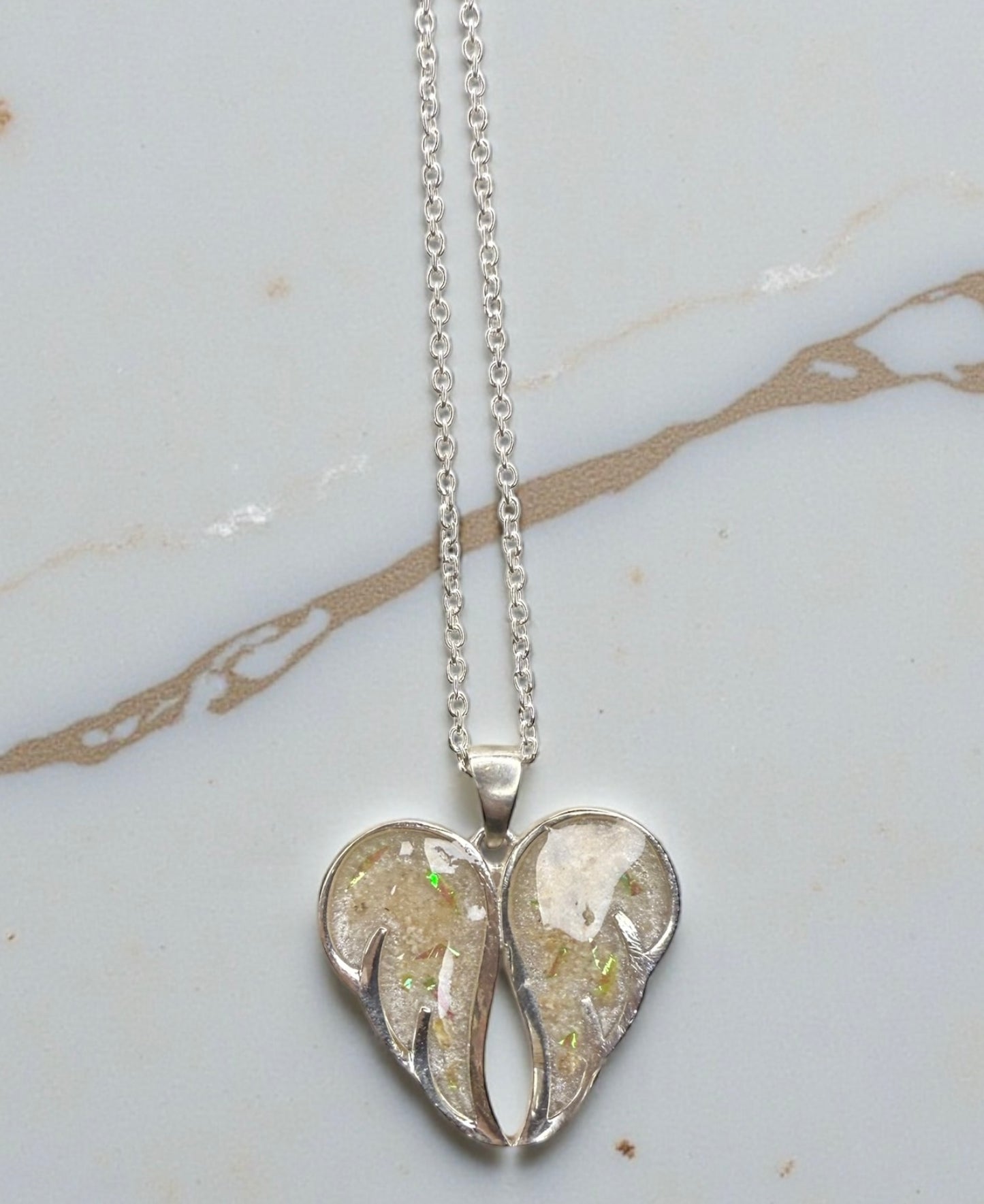 Angel Wings  Sterling Silver Necklace