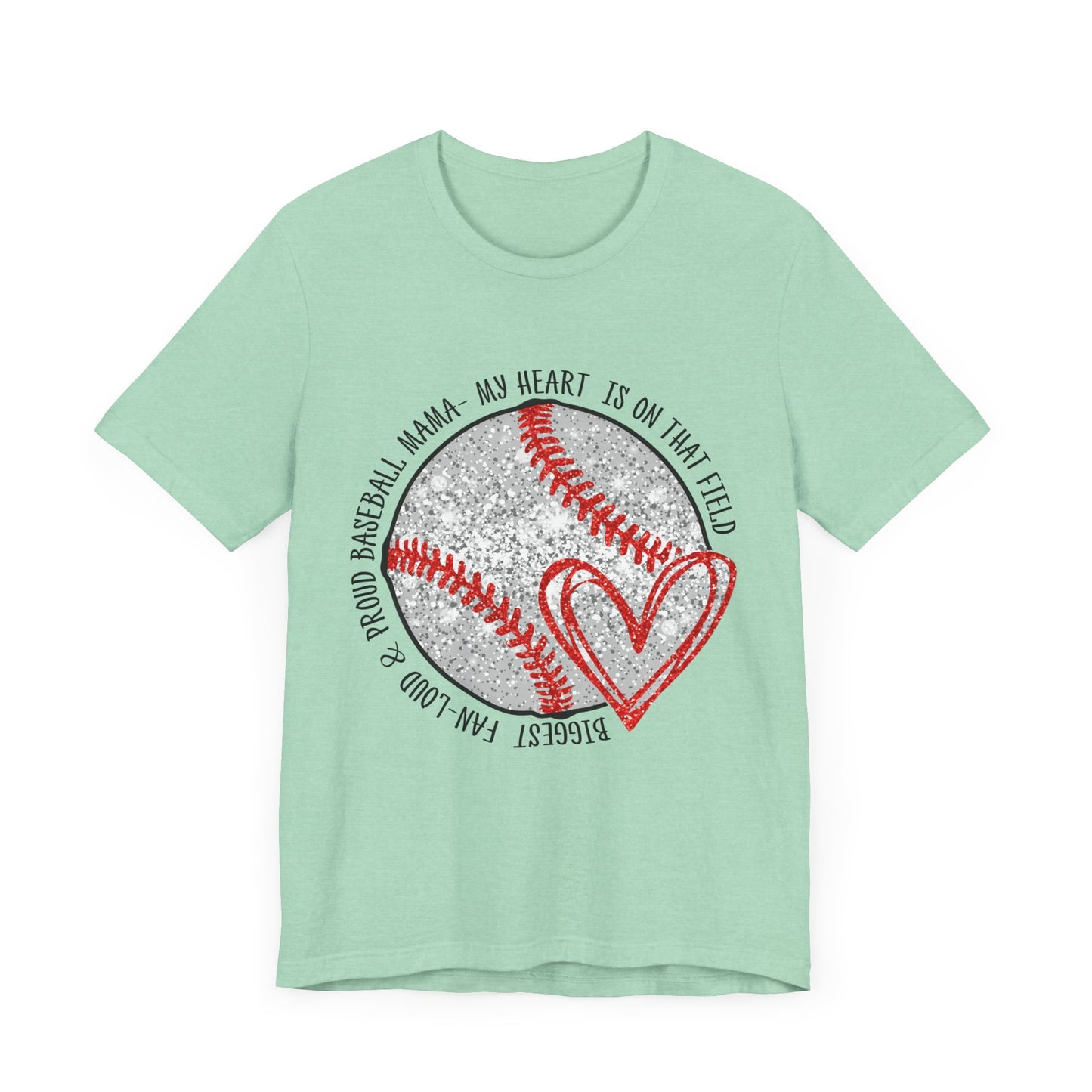 Baseball Heart Short Sleeve