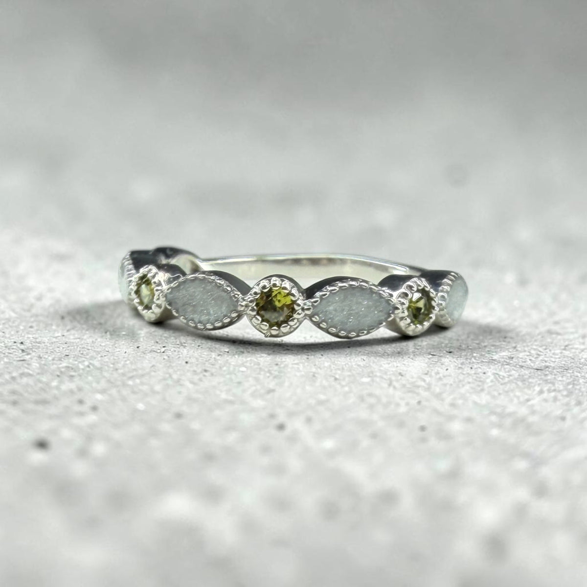 Bella Ring Birthstone Ring 1/2 Band