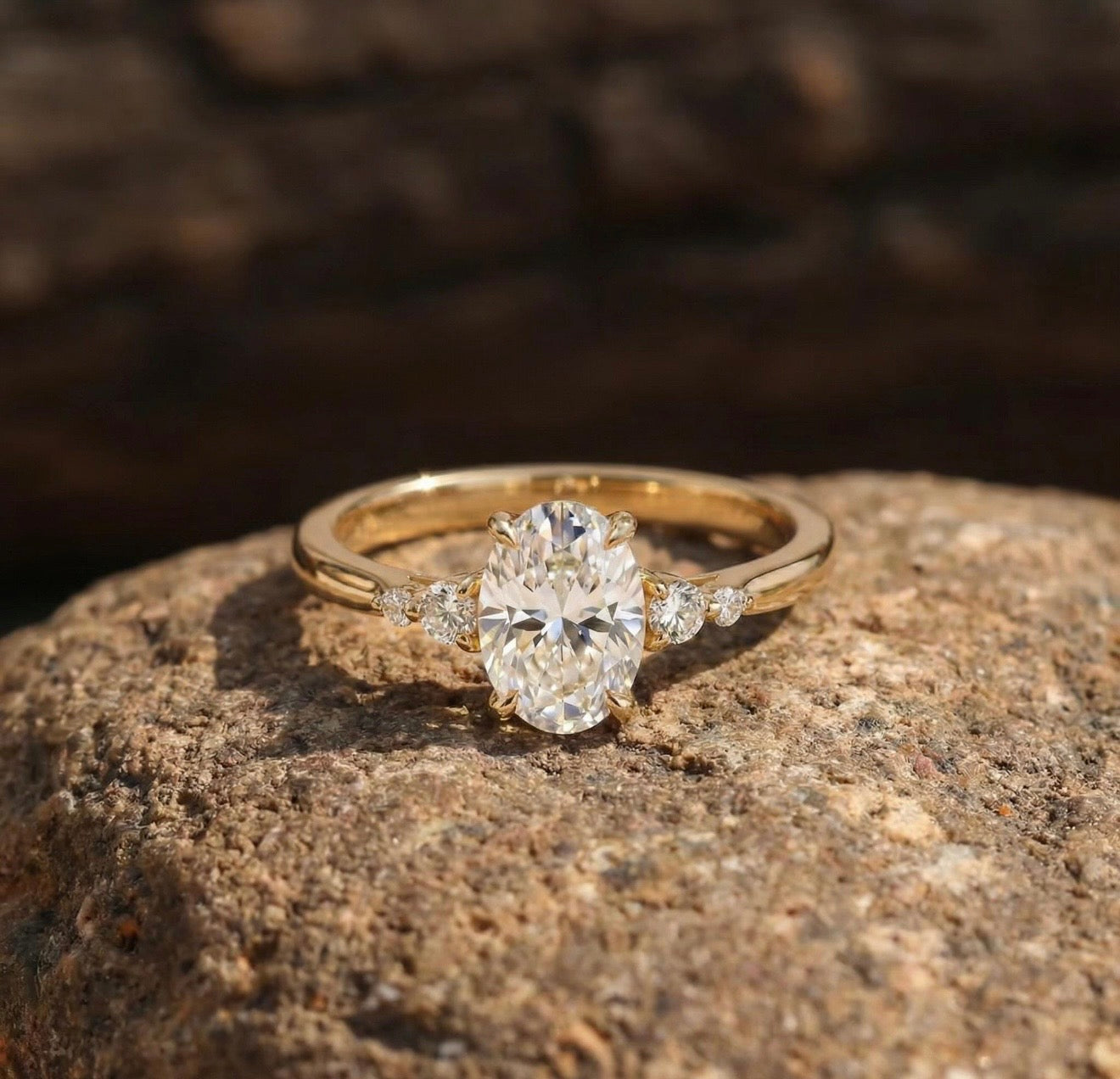 Oval Behind the Stone Ring