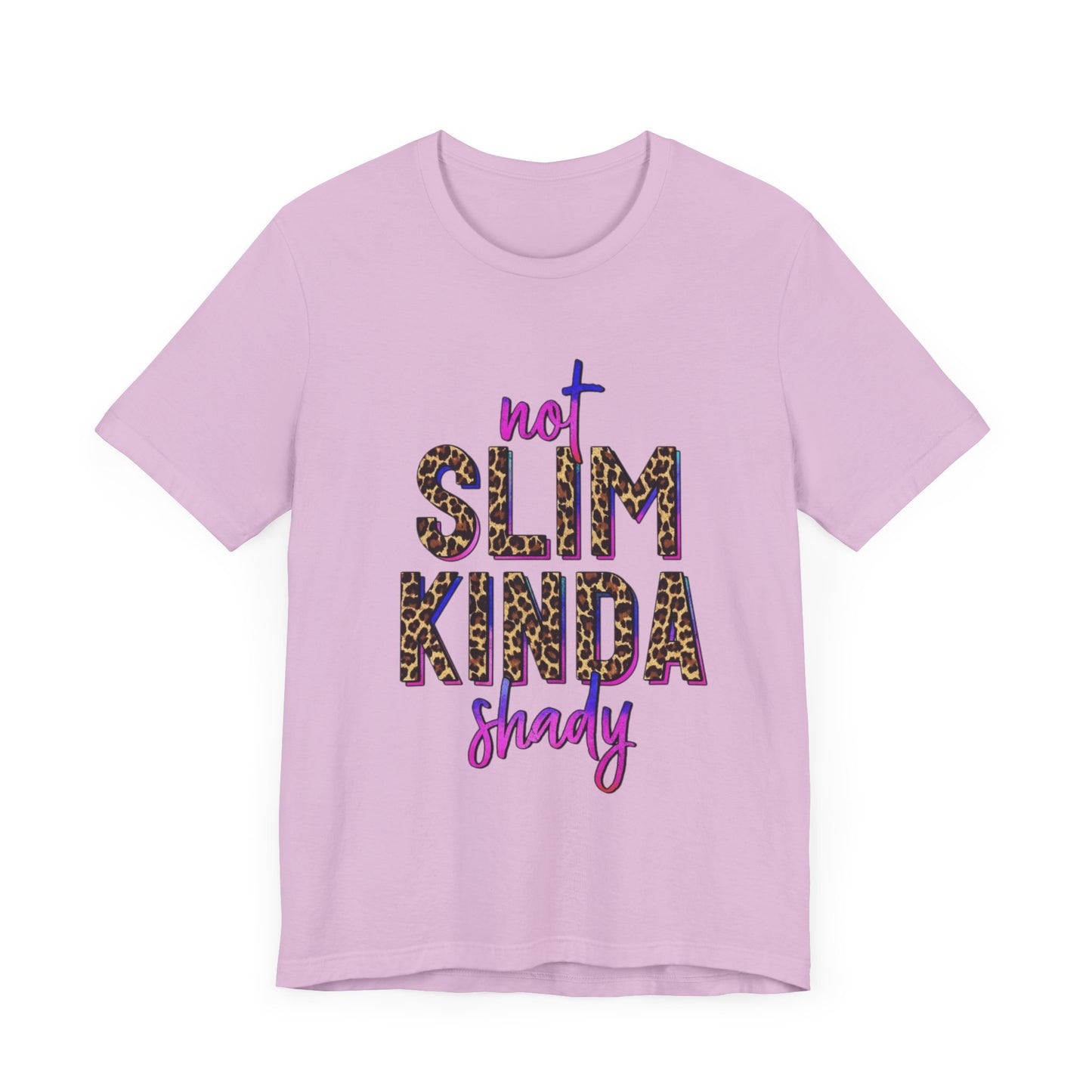 Not Slim Kinda Shady Jersey Short Sleeve Tee