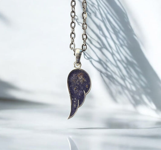 Angel Wing single Sterling Silver Necklace