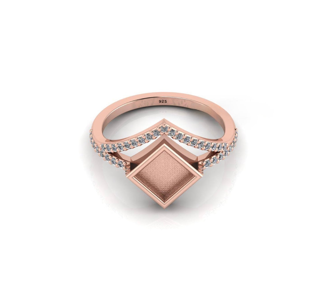 Diya Sterling Silver Ring