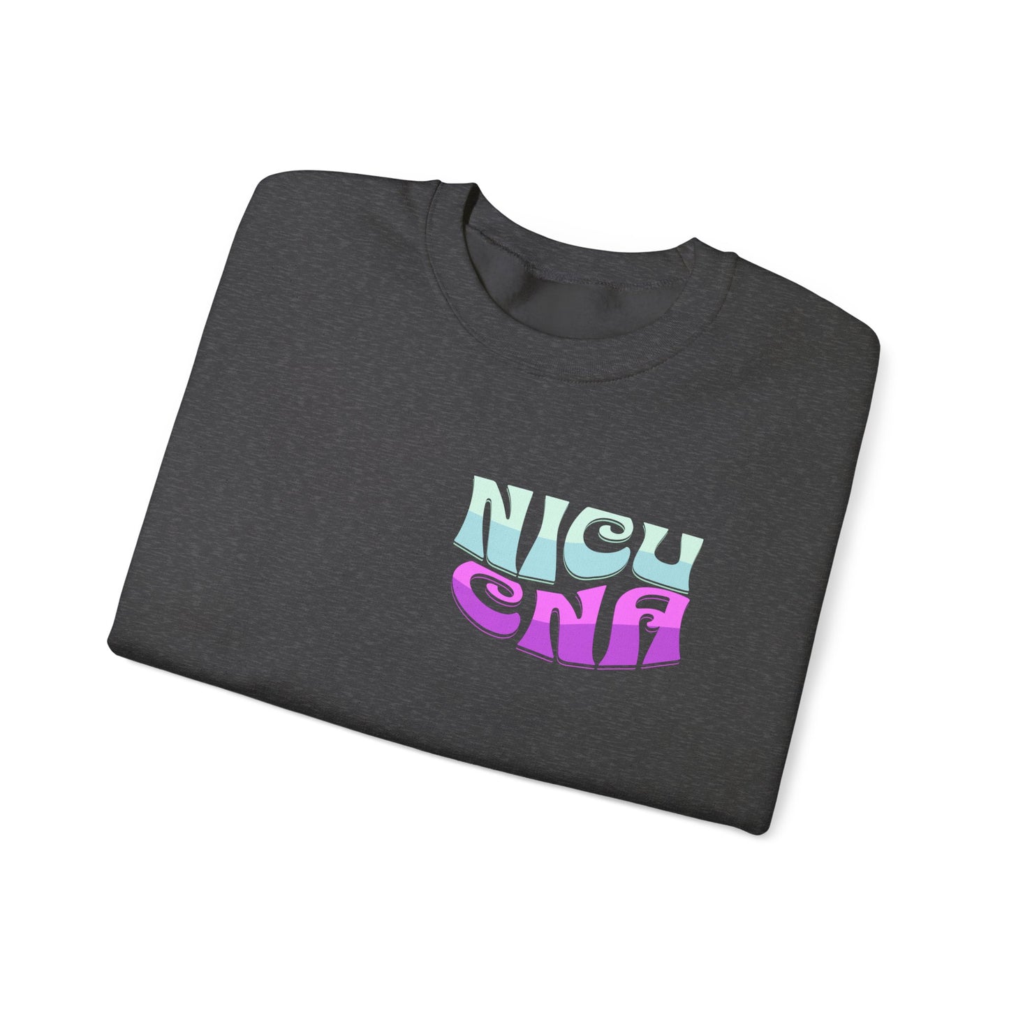 It's A Good Day NICU CNA Heavy Blend™ Crewneck Sweatshirt Front and Back