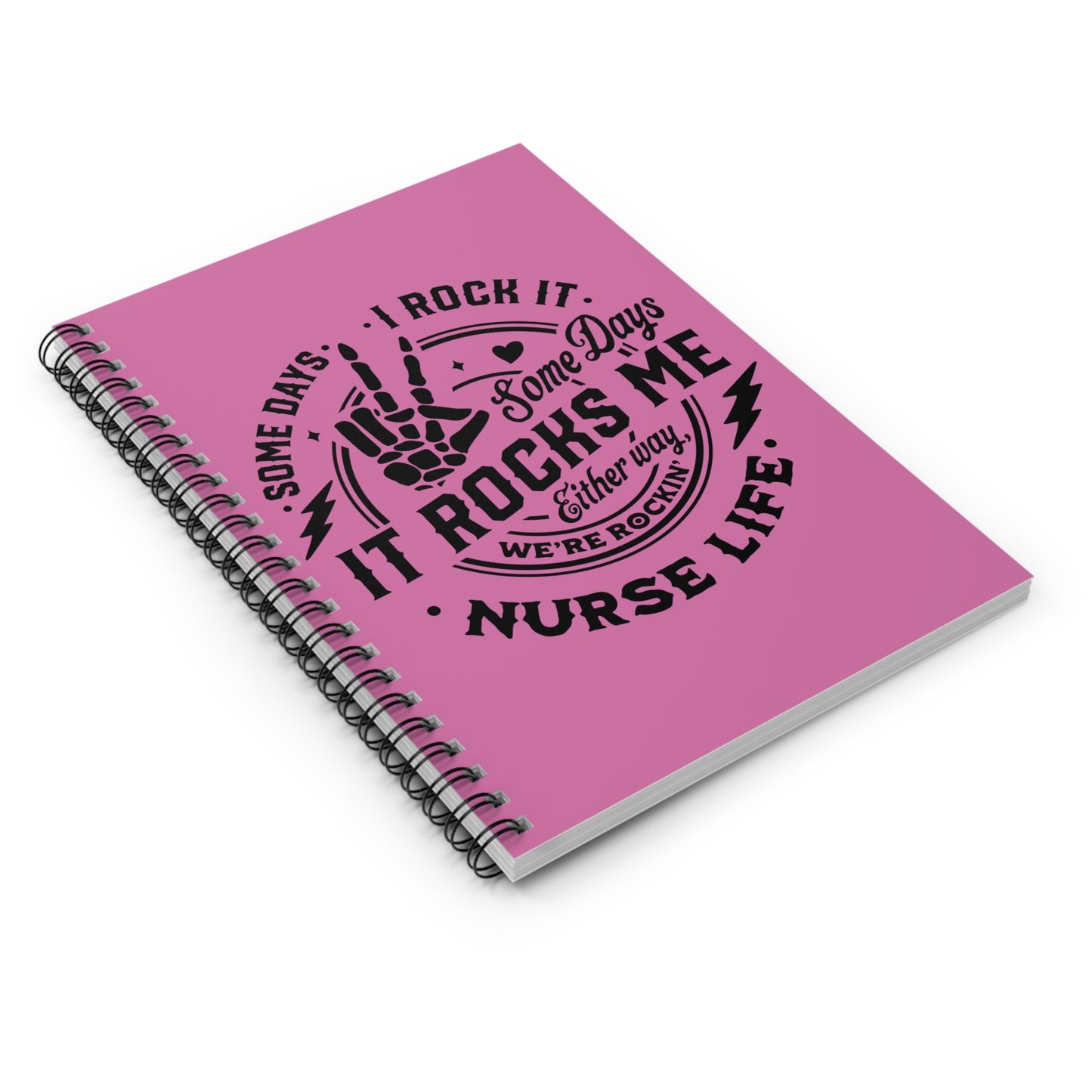 Nurse Rocks Spiral Notebook - Ruled Line
