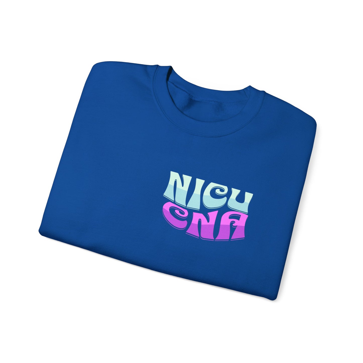 It's A Good Day NICU CNA Heavy Blend™ Crewneck Sweatshirt Front and Back