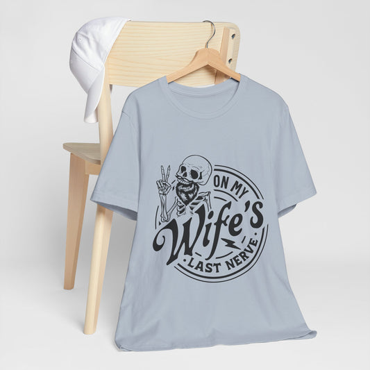 Wife's Last Nerve Jersey Short Sleeve Tee