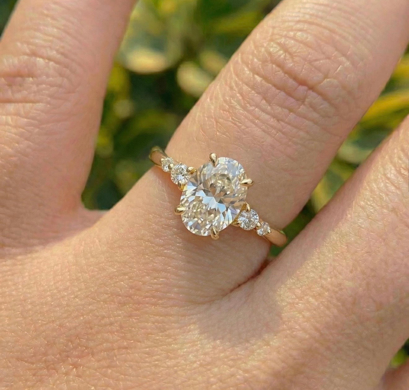 Oval Behind the Stone Ring