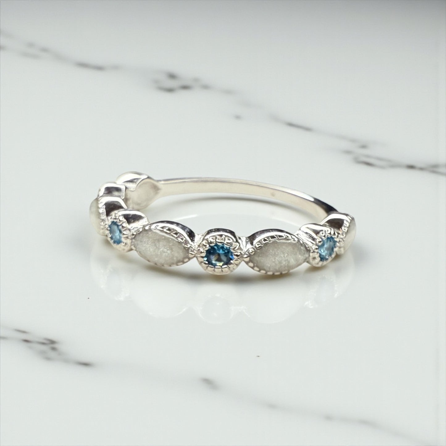 Bella Ring Birthstone Ring 1/2 Band