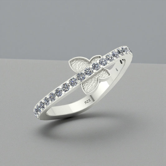Butterfly Sterling Silver Ring