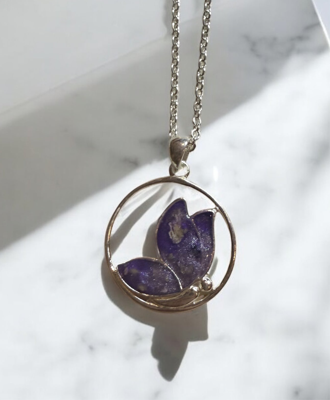 Butterfly Sterling Silver Necklace