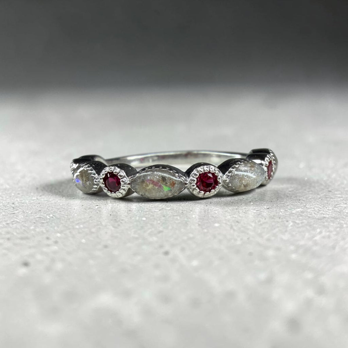 Bella Ring Birthstone Ring 1/2 Band