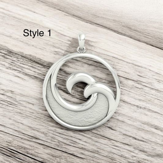 Wave Sterling Silver Necklace