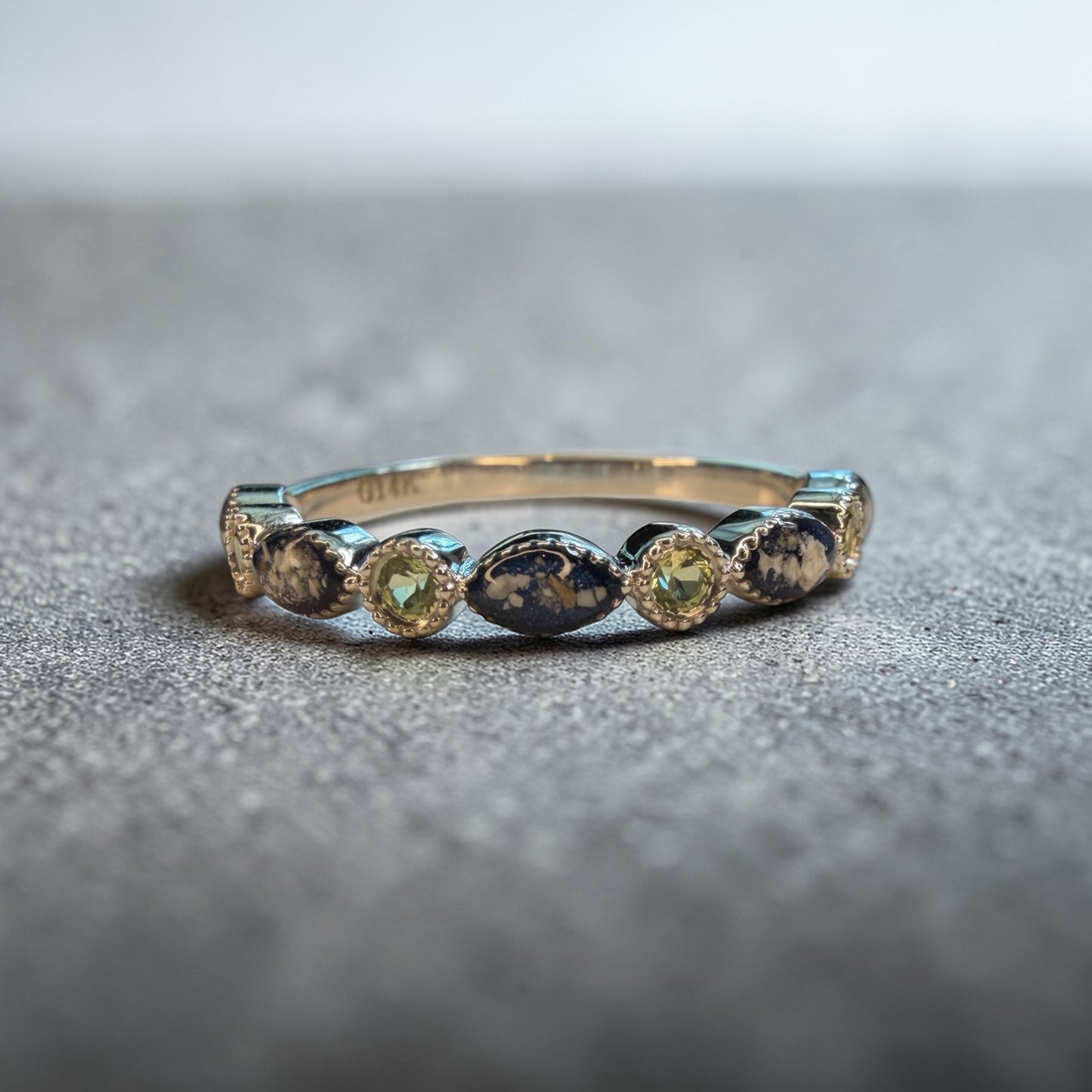 Bella Ring Birthstone Ring 1/2 Band