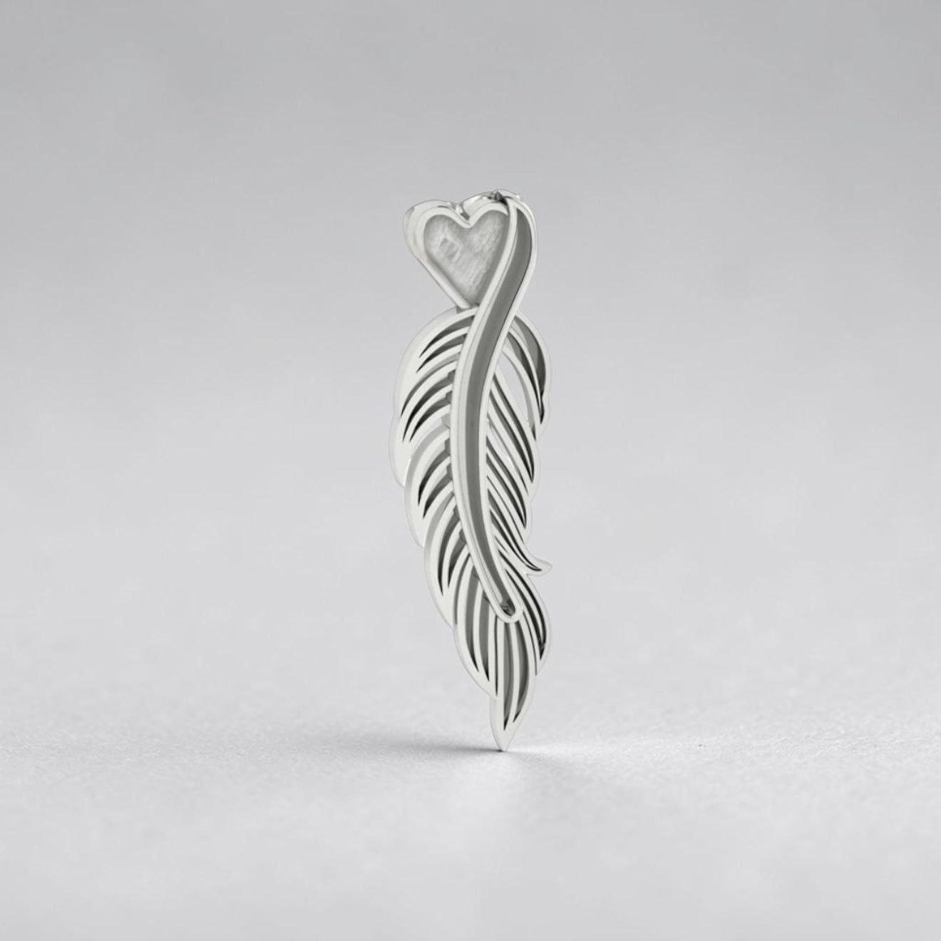 Eagle Feather Sterling Silver Necklace