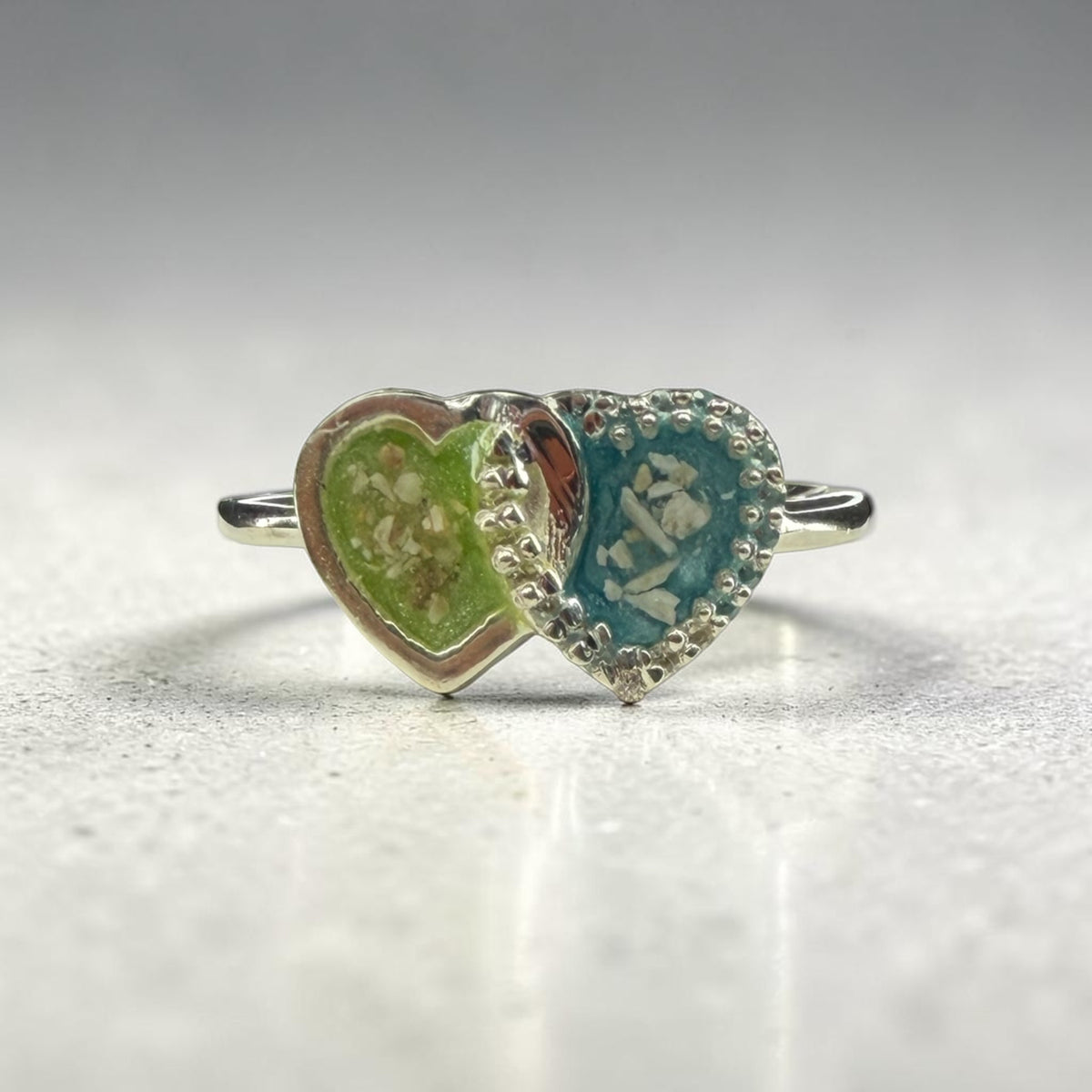 Hadley Sterling Silver Ring – cremation and breastmilk keepsake ring