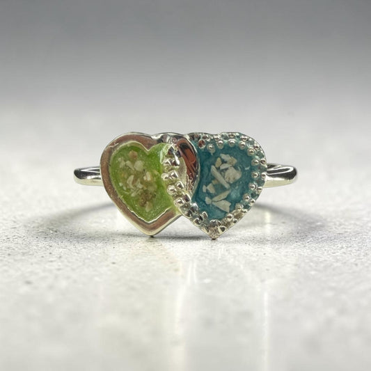 Hadley Sterling Silver Ring – cremation and breastmilk keepsake ring