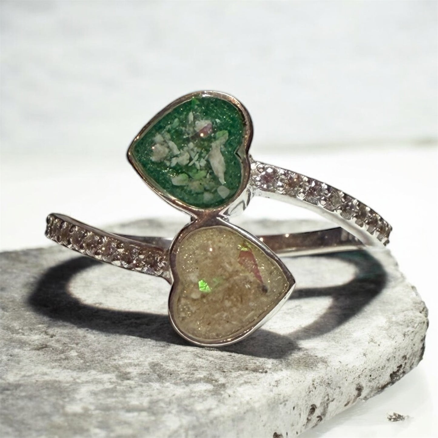 Harmony Double Heart r Ring
