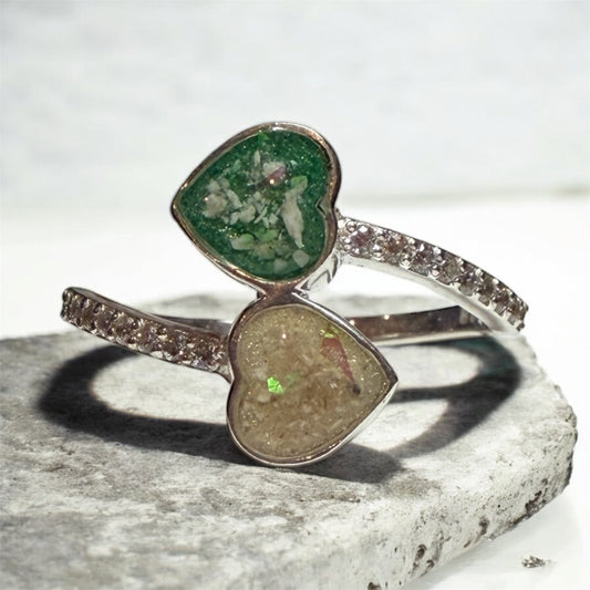 Harmony Double Heart r Ring