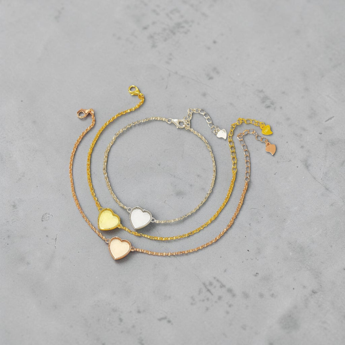 Simple Heart Bracelet