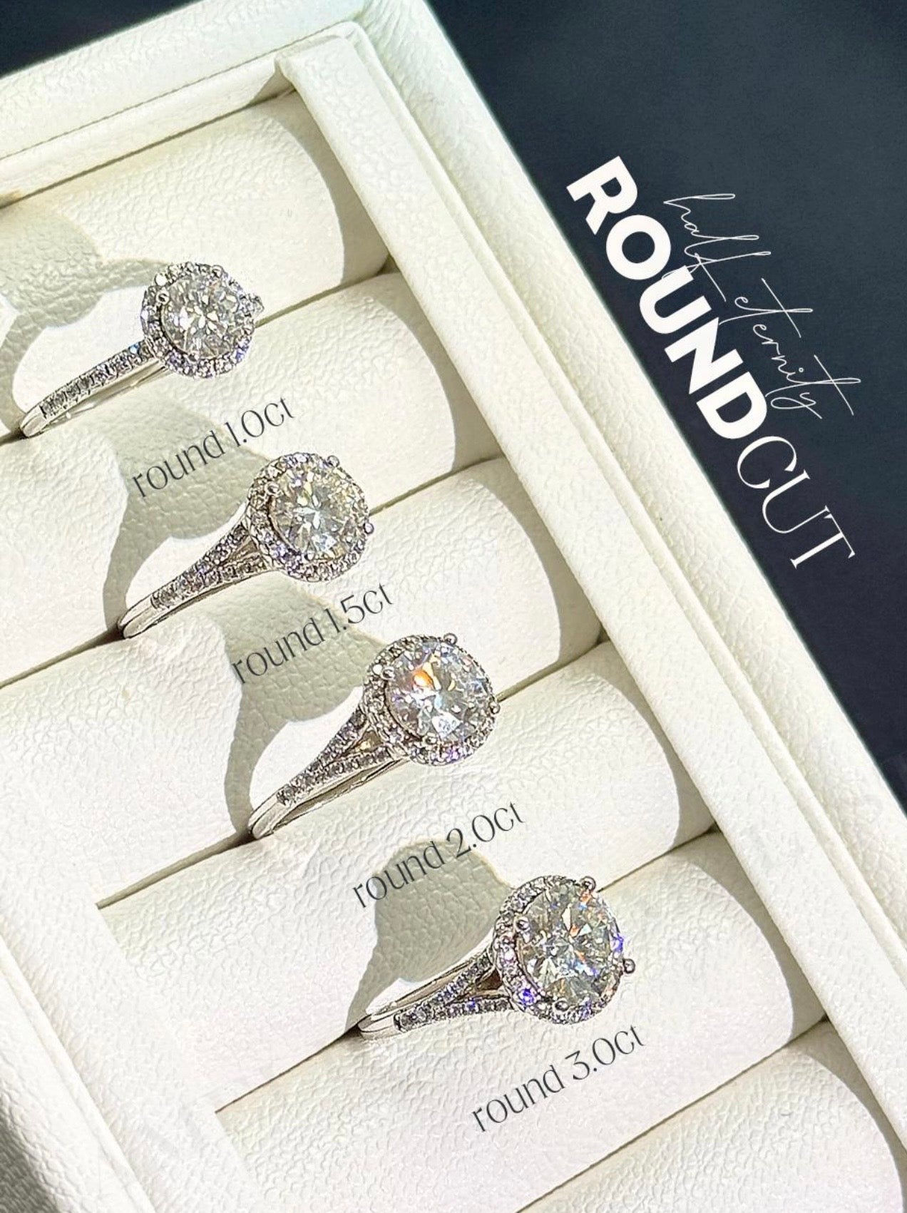 Sterling Silver Behind the Stone Ring