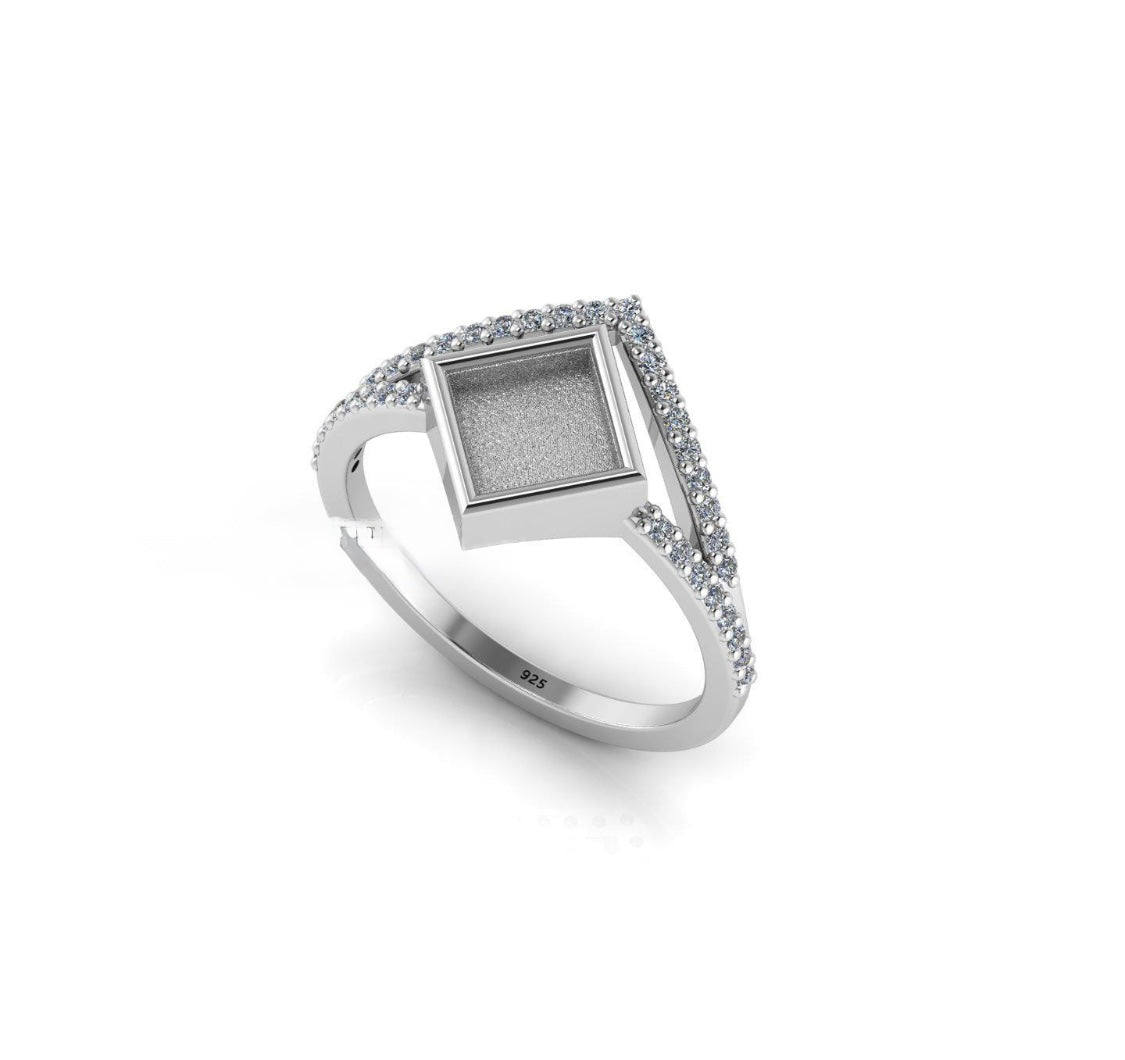 Diya Sterling Silver Ring