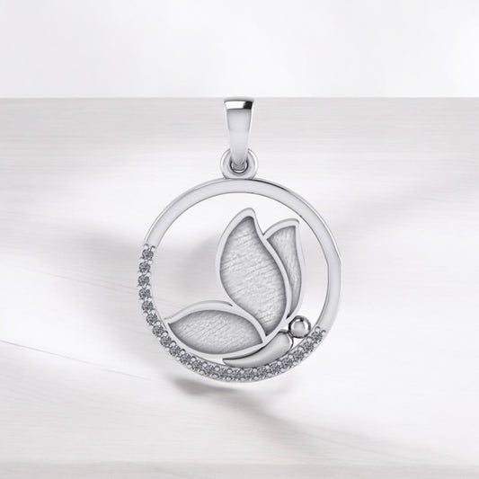Butterfly Sterling Silver Necklace
