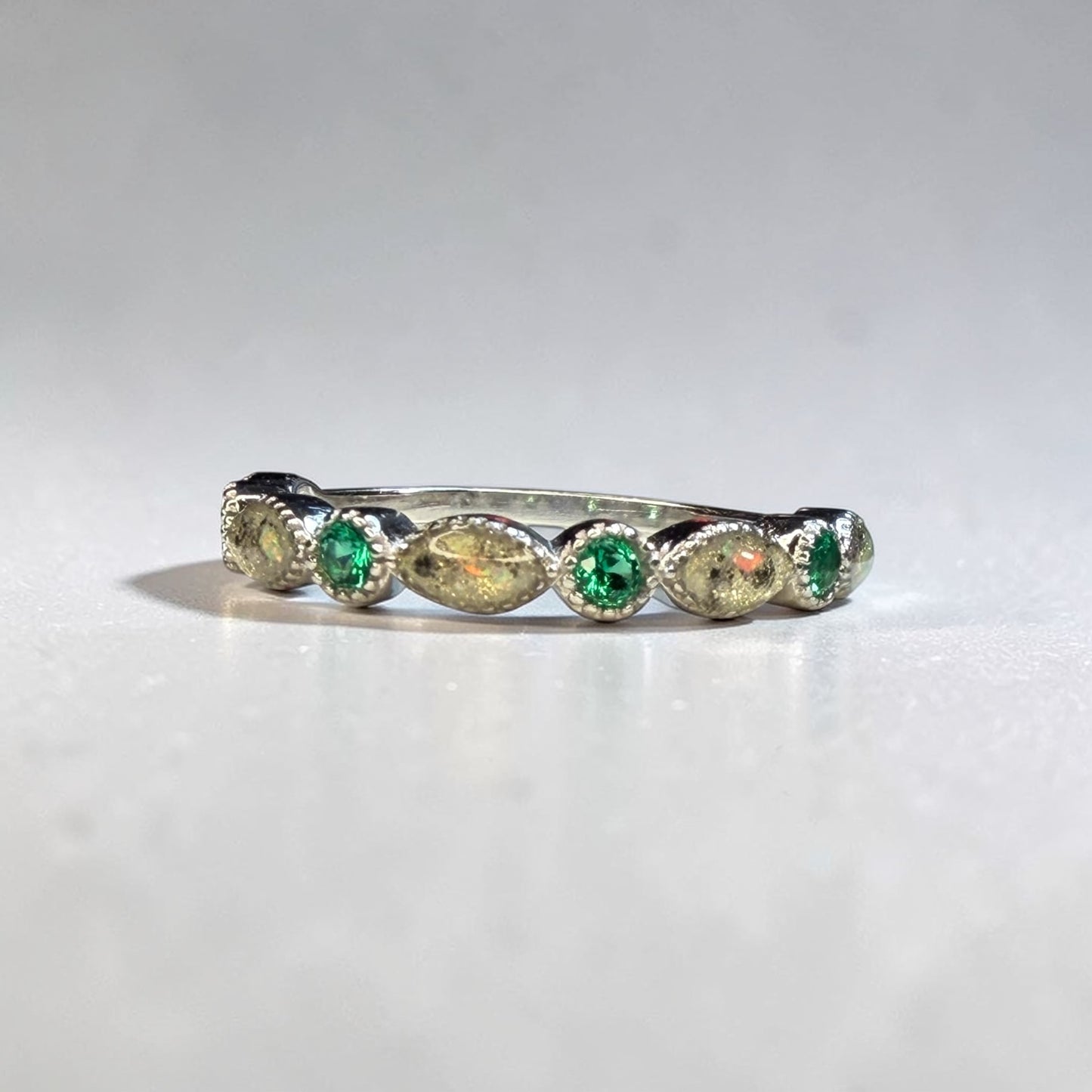 Bella Ring Birthstone Ring 1/2 Band