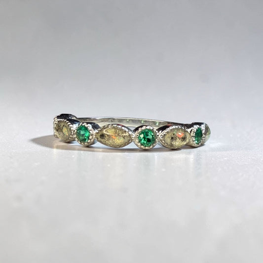 Bella Ring Birthstone Ring 1/2 Band