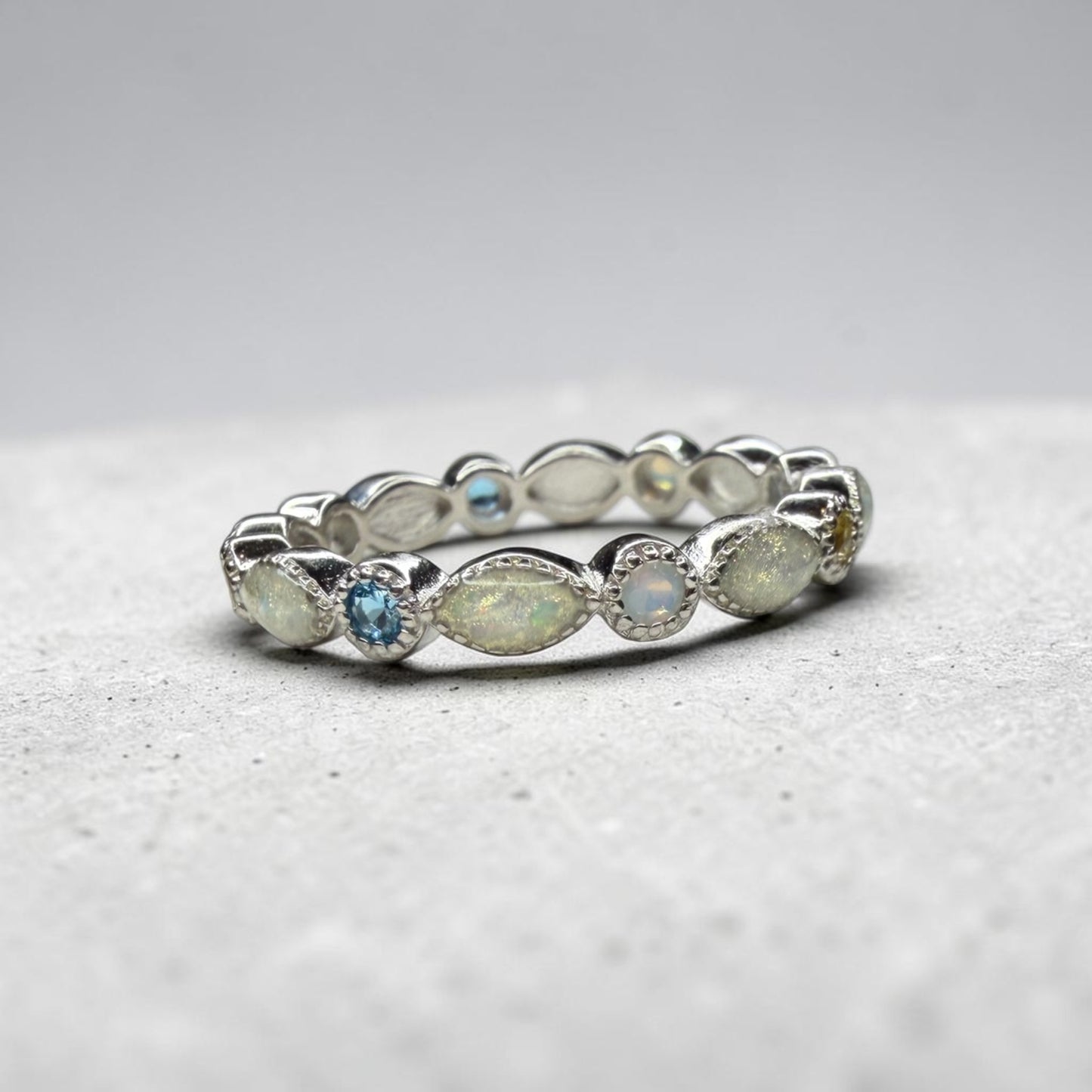 Bella Ring Full Birthstone Band