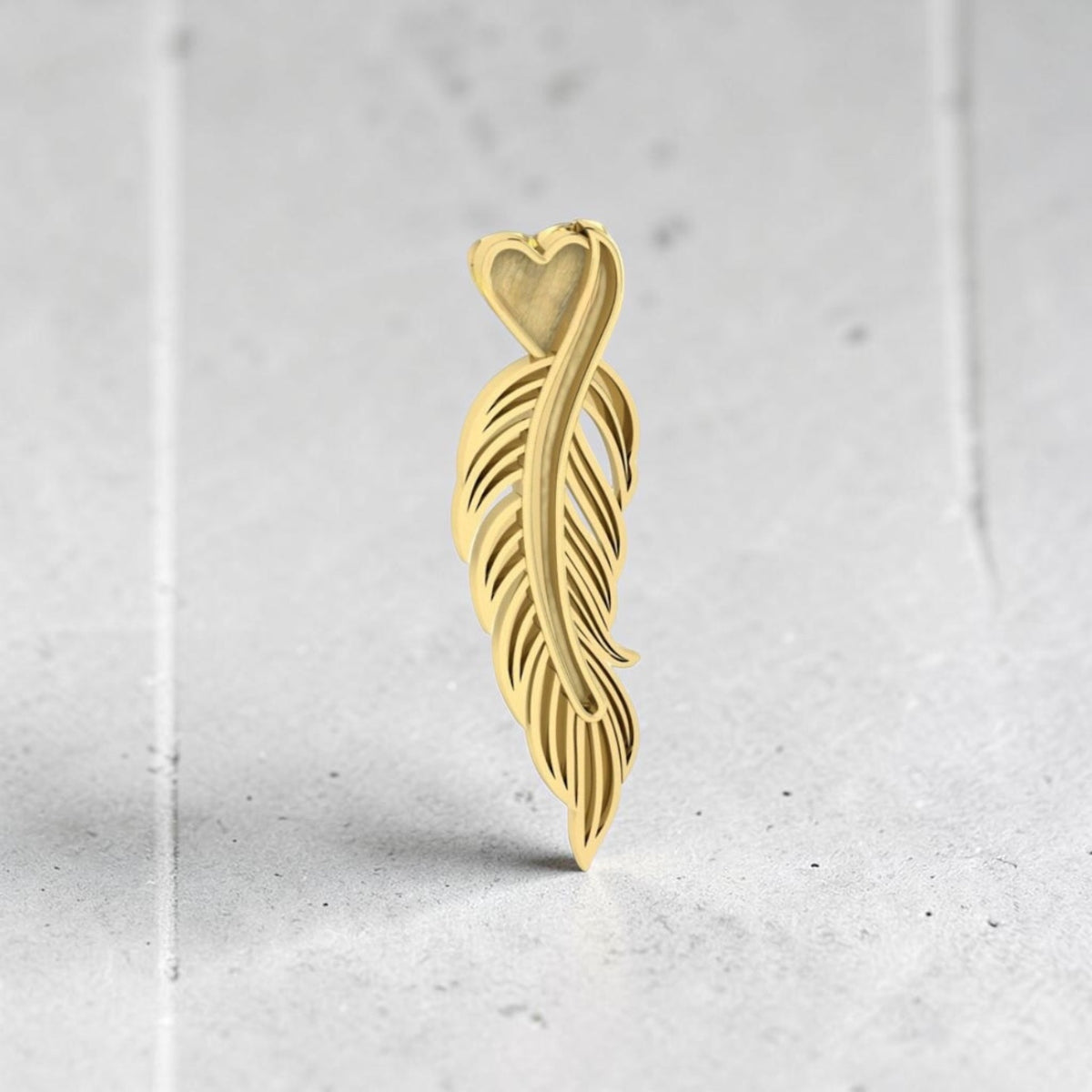 Eagle Feather Sterling Silver Necklace