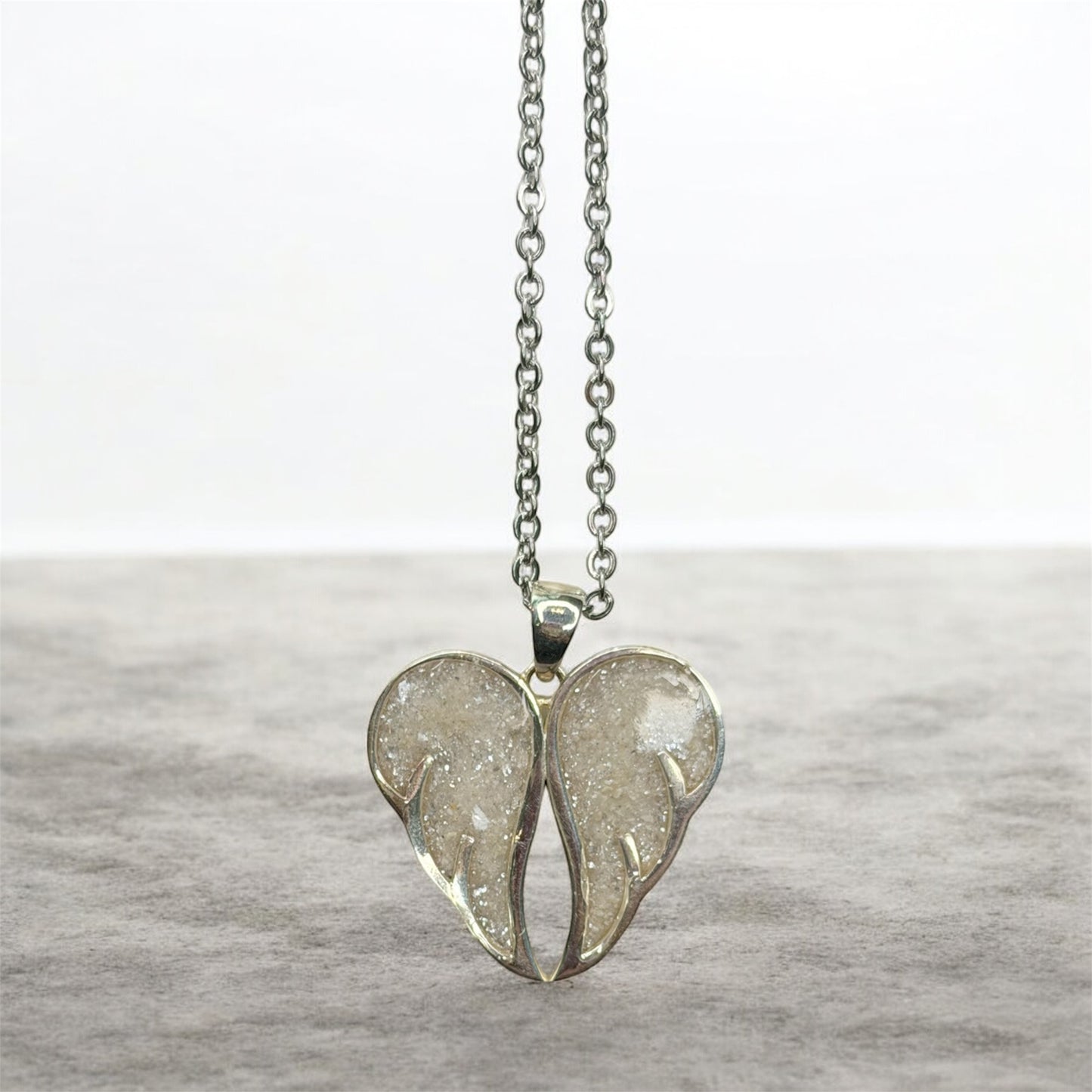 Angel Wings  Sterling Silver Necklace