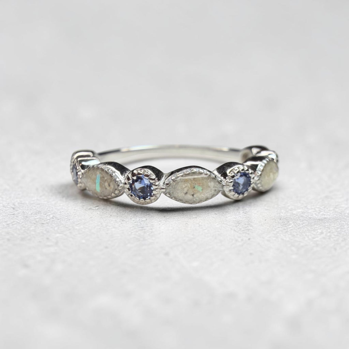 Bella Ring Birthstone Ring 1/2 Band