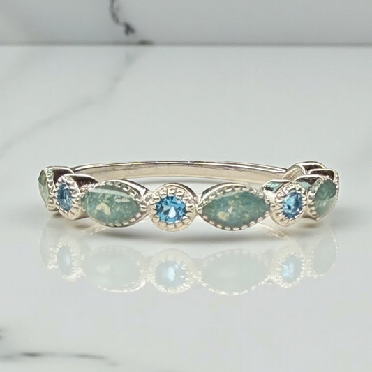 Bella Ring Birthstone Ring 1/2 Band