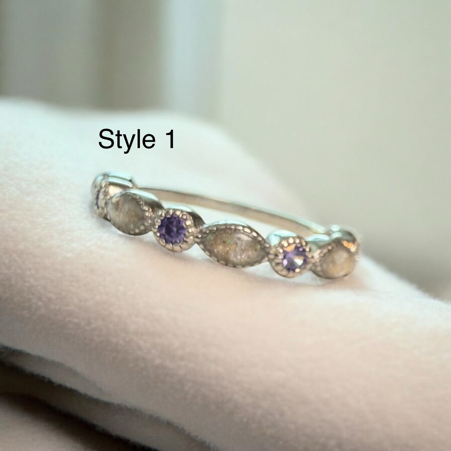 Bella Sterling Silver Ring 1/2 Band