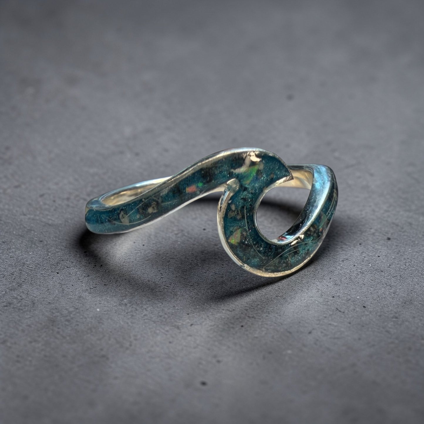 Wave Sterling Silver Ring