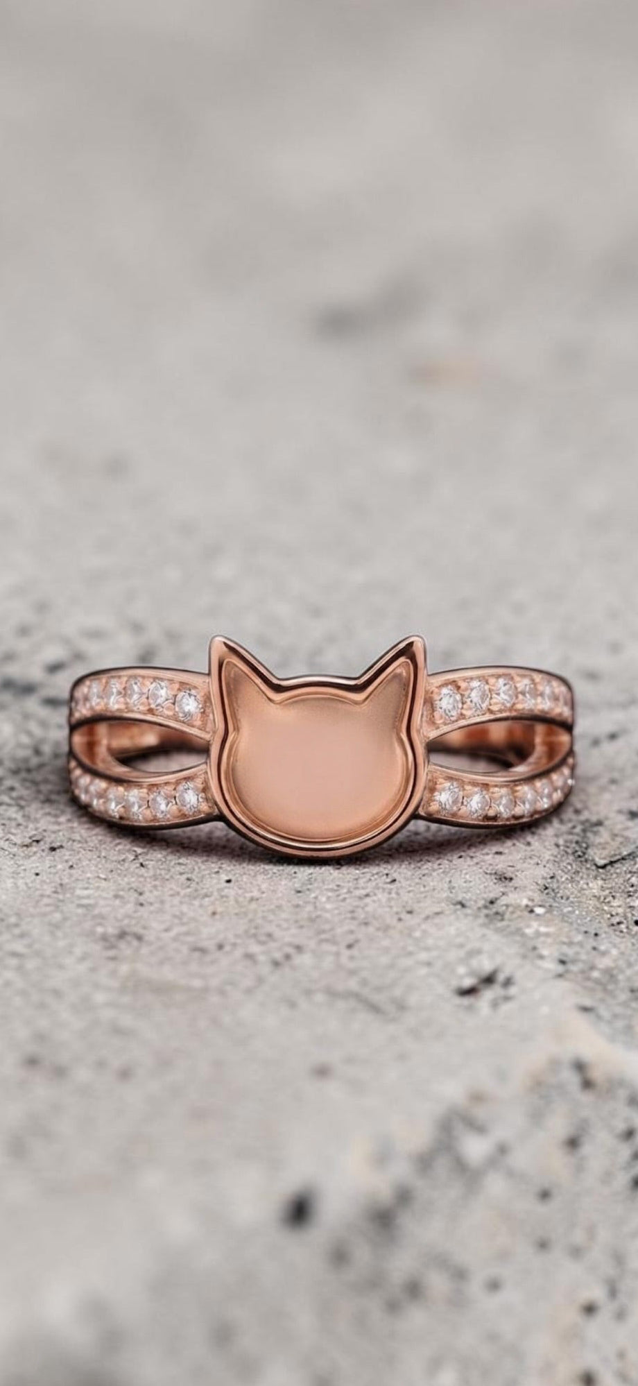 Pet Cat Sterling Silver Ring
