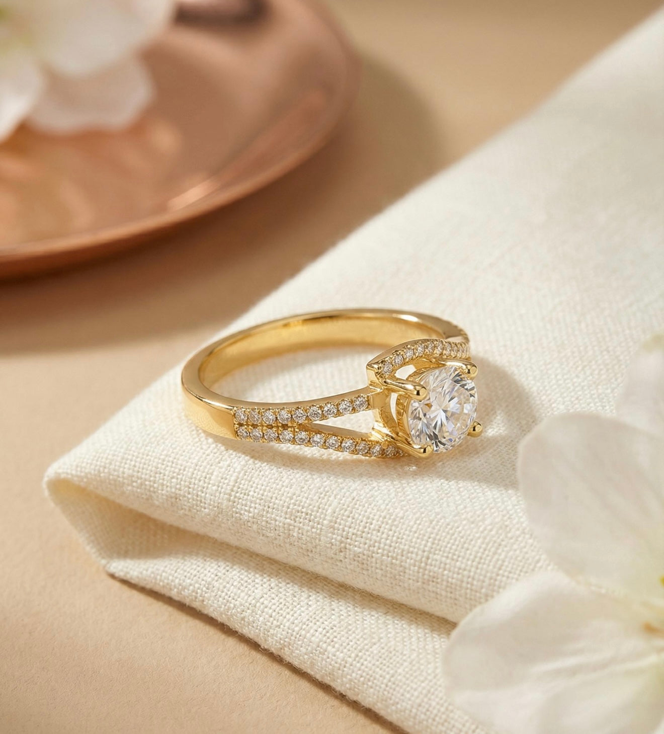 Split Round Behind the Stone Ring