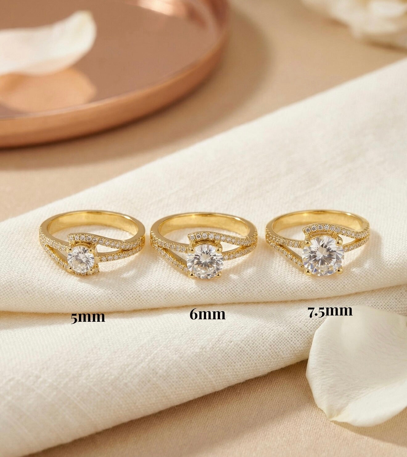 Split Round Behind the Stone Ring