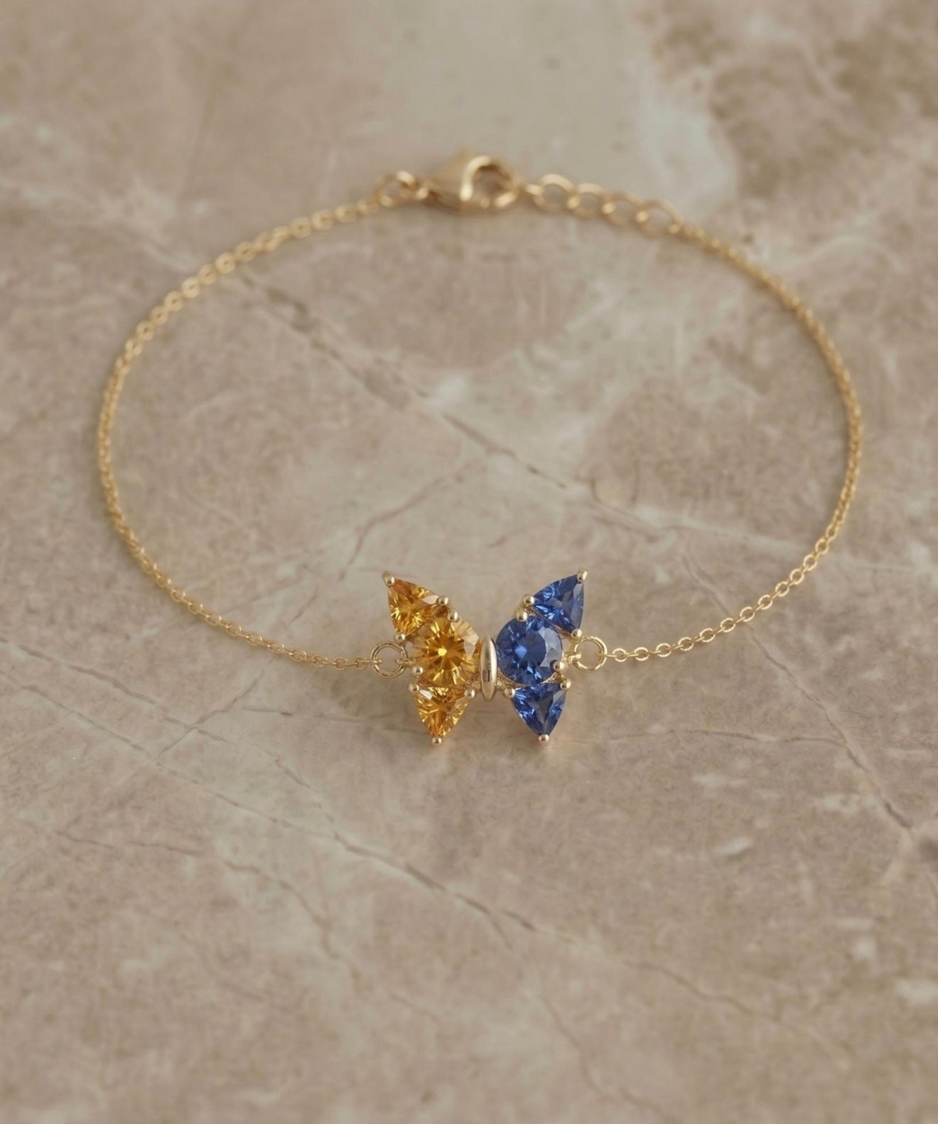 Toi Et Moi Butterfly Behind the Stone Bracelet