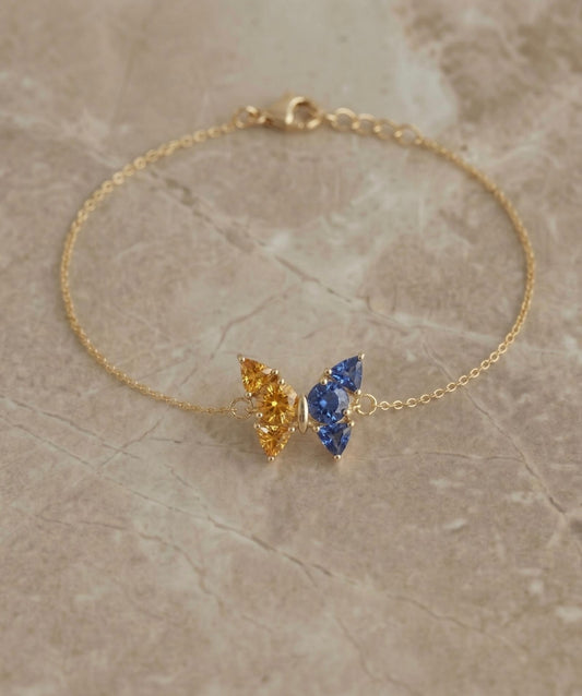 Toi Et Moi Butterfly Behind the Stone Bracelet